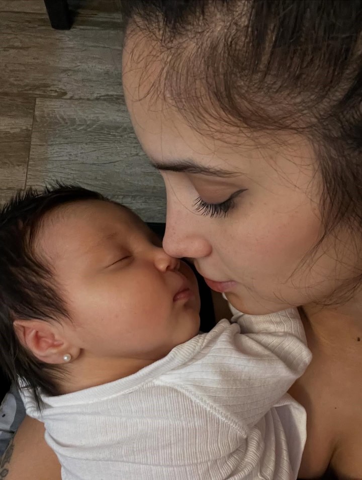 Melody y Venezia cuando todavía era una bebé. Foto: Instagram