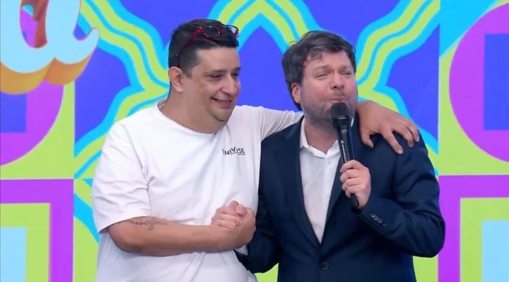 Jerry falló en el juego pero protagonizó un dulce momento en vivo. Foto: Captura TV