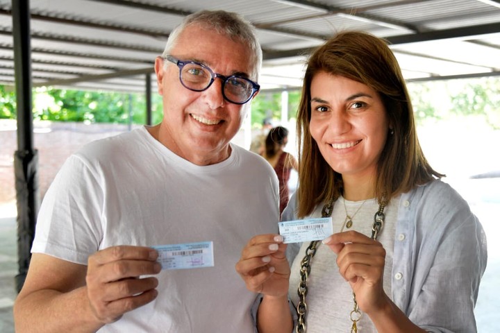 Julio y Gisela Zamora, intendente de Tigre y su esposa.