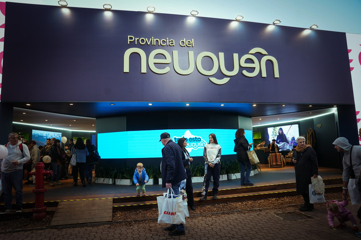 Neuquén es otra de las provincias presentes en La Rural. Foto: Mariana Nedelcu