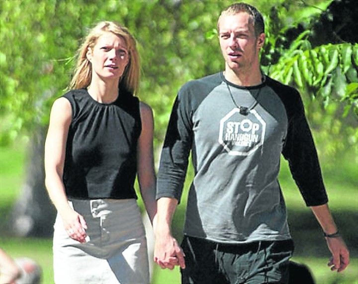 Gwyneth Paltrow y Chris Martin cuando estaban juntos: él la conoció a los 25 años y ella tenía 30.