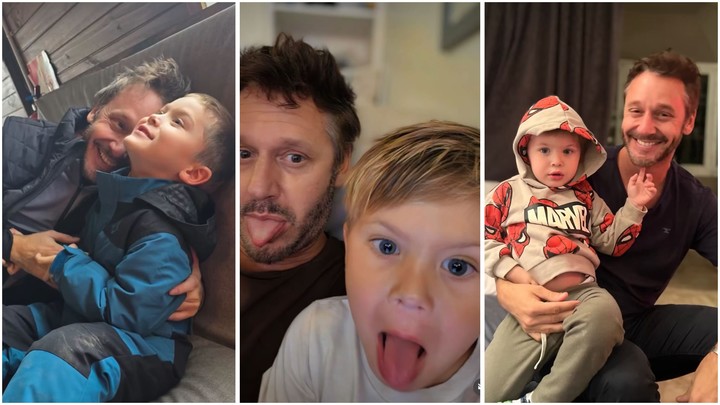 Las fotos que Benjamín Vicuña le dedicó a Amancio en su cumpleaños. Foto: Instagram