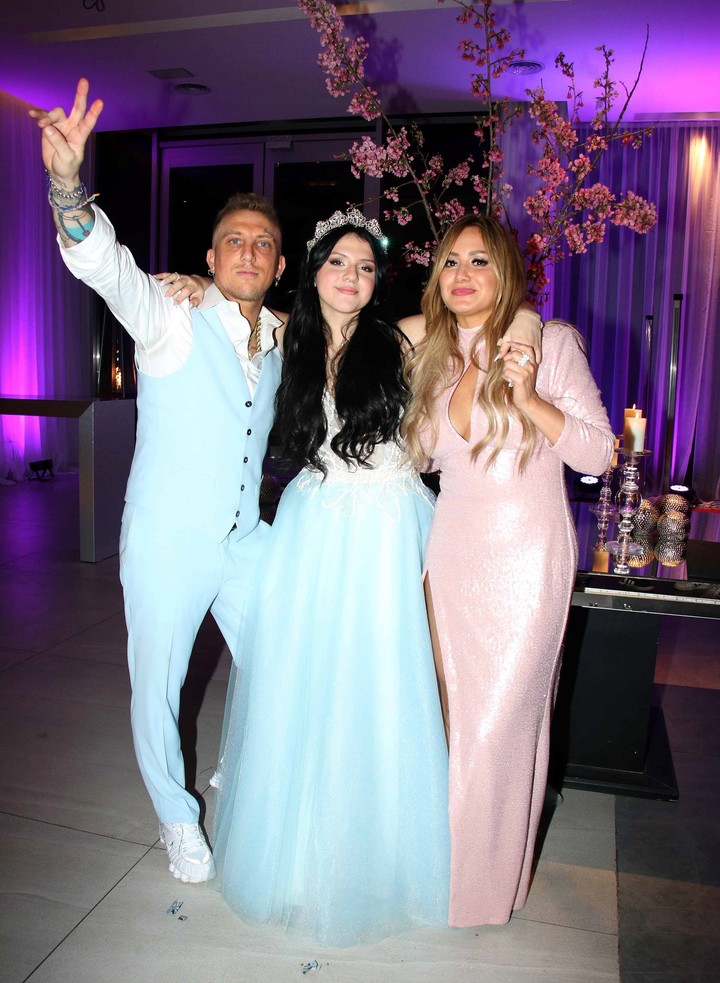 Sol, Karina La Princesita y el Polaco, en sus 15 años. Foto: Movilpress.