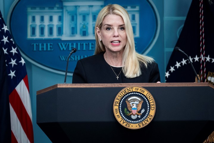 La fiscal general Pam Bondi. Foto The New York Times