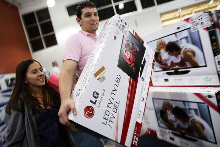 El Black Friday ya no marca el comienzo de la temporada navideña de compras. Foto: Spencer Platt/Getty Images/AFP