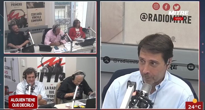 Eduardo Feinmann está nominado al Martín Fierro de Radio, junto con el equipo de "Alguien tiene que decirlo". 