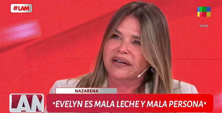 La angustia de Nazarena Vélez tras ser acusada de deber dinero por la tira Los Grimaldi. | Foto: América TV