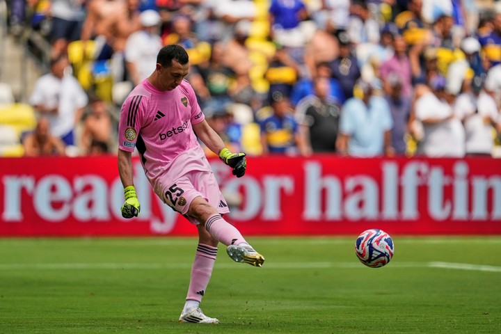 Agustín Marchesín no estuvo a la altura de sus antecedentes. Foto: AP