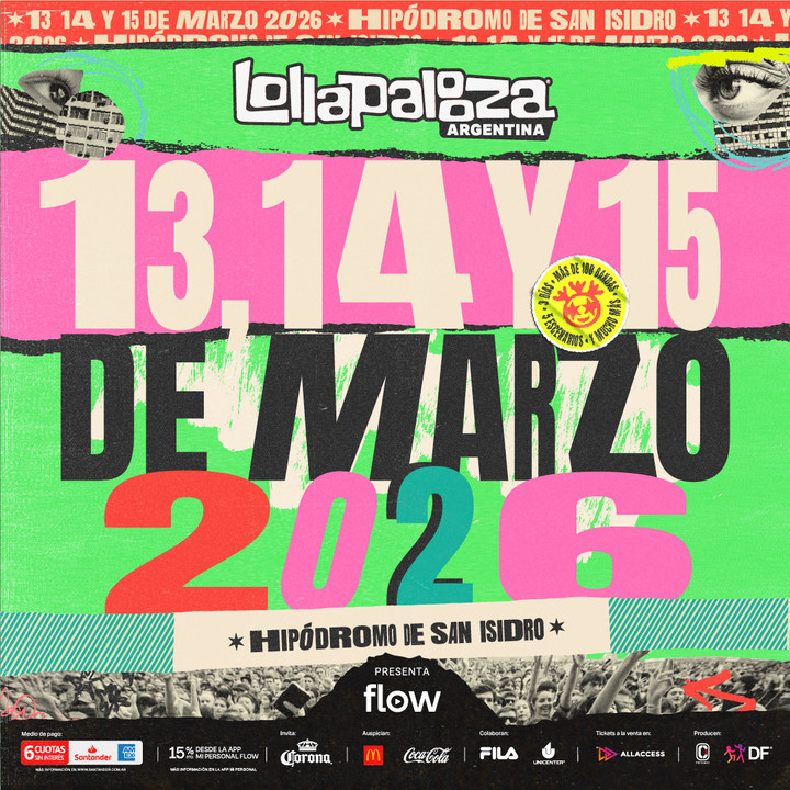 Lollapalooza 2026. Ya están las fechas.