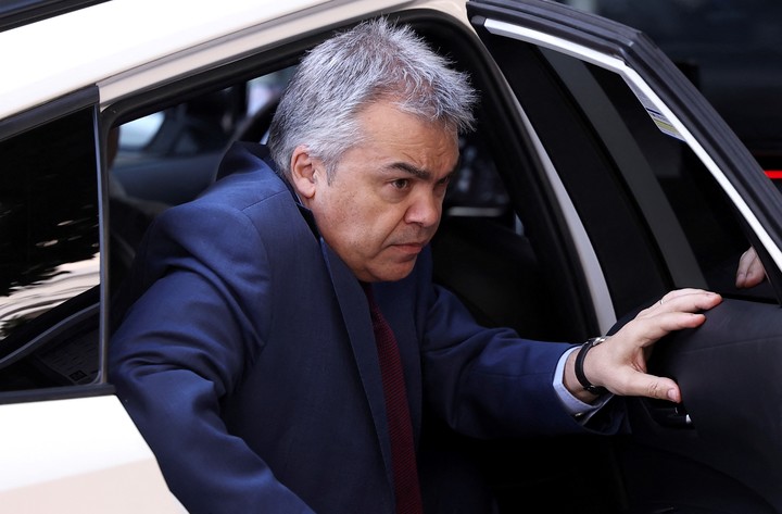 Santos Cerdán, ex secretario de organización del PSOE, preso por las sospechas de cobros de coimas para adjudicar obras públicas. Foto: REUTERS