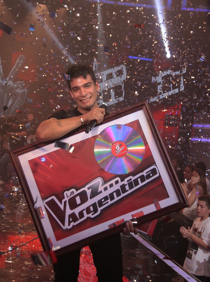 Gustavo Corvalán, el ganador de la primera edición de "La Voz Argentina".