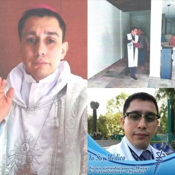 Rojas Barrientos fue denunciado en 2024 por la Arquidiócesis de Cuernavaca, México, por las mismas razonas. Antes, se había hecho pasar por médico. Foto captura redes.
