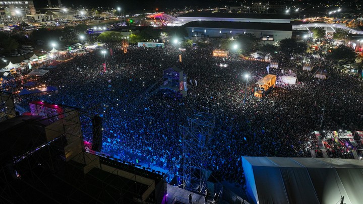 Se vendieron cerca de 40 mil entradas para los recitales.