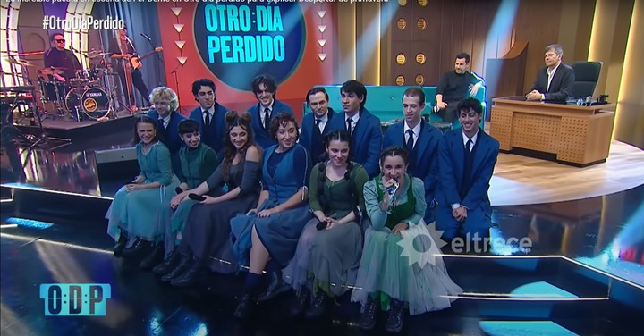 El momento del musical en el programa de Pergolini.