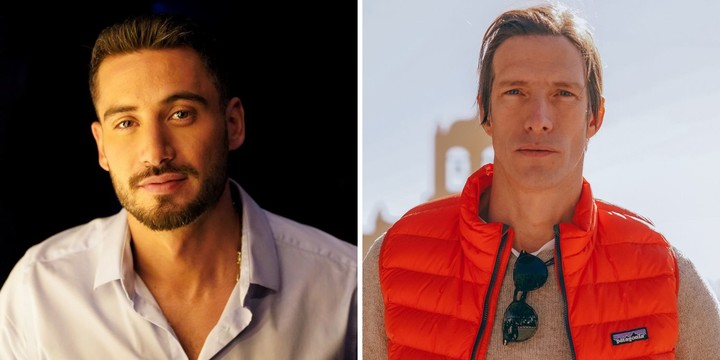 Nico Occhiato e Iván de Pineda, los conductores de mayor rating en la pantalla de Telefe.