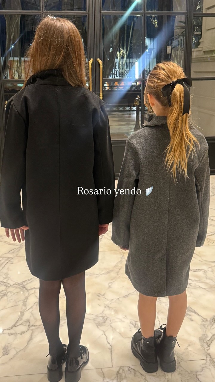 Wanda y sus hijas viajaron a Rosario. Foto: Instagram