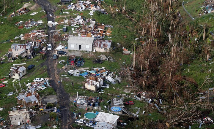 El huracán María se considera el más mortífero de Puerto Rico, según informes independientes. Foto AP /Gerald Herbert