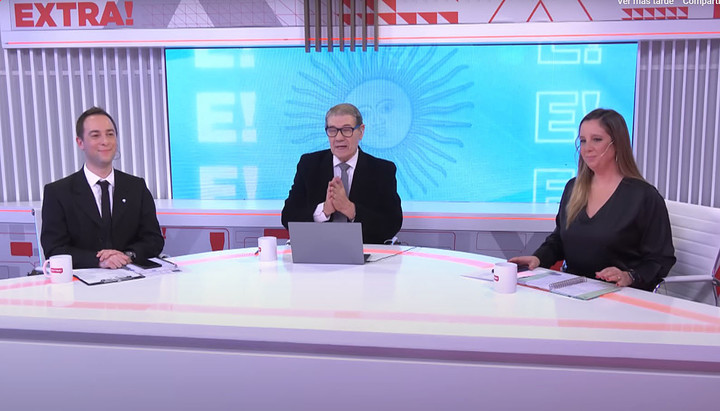 Víctor Hugo Morales en Extra TV, en 2023.