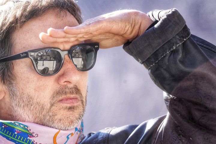 Lea Lopatín, guitarrista y compositor de Turf. Foto: Ariel Grinberg 