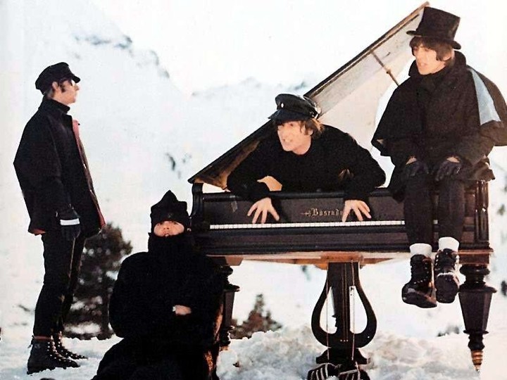 Una escena de la película "Help!", de los Beatles. Foto de prensa