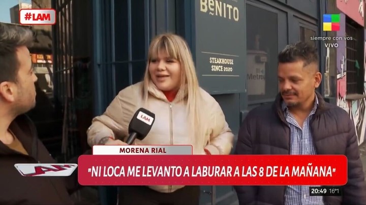 Morena Rial consiguió trabajo pero puso una condición. Foto: Captura TV