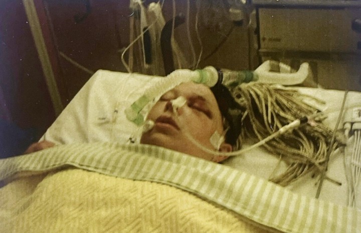 Una imagen de la mujer durante su internación en el hospital, en 2004. Foto: Jeanette Hedström.
