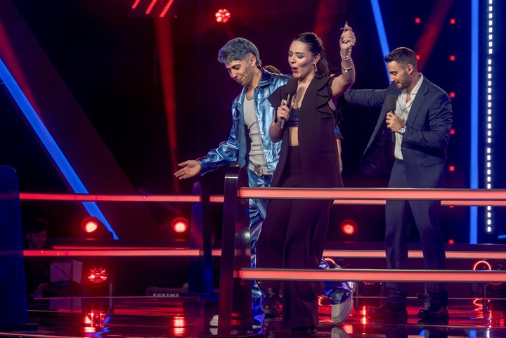 Luck Ra eligió que Nathalie Aponte continuara en su equipo. Gentileza Prensa Telefe