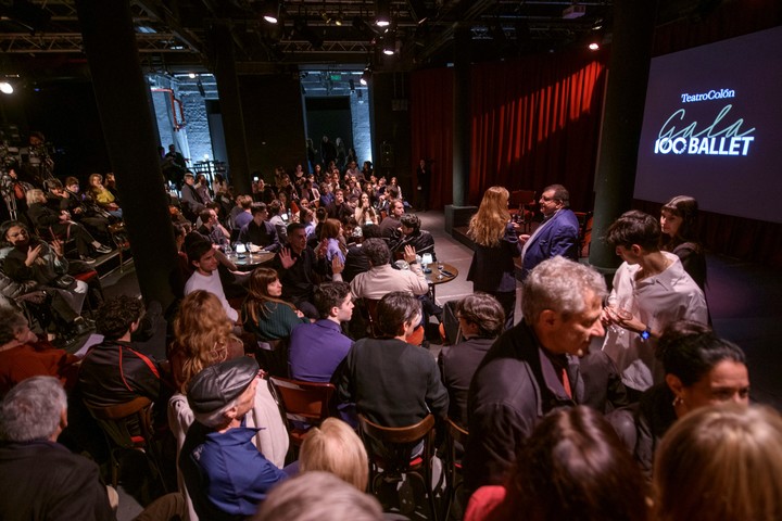 La sala del Centro de Experimentación del Teatro Colón, donde se realizó el anuncio. Foto de prensa gentileza Juanjo Bruzza