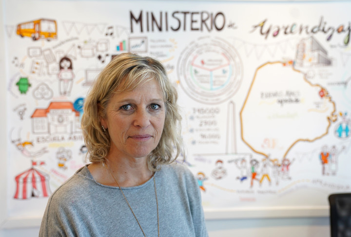 Mercedes Miguel, ministra de Educación porteña. Foto: Guillermo Rodríguez Adami. 