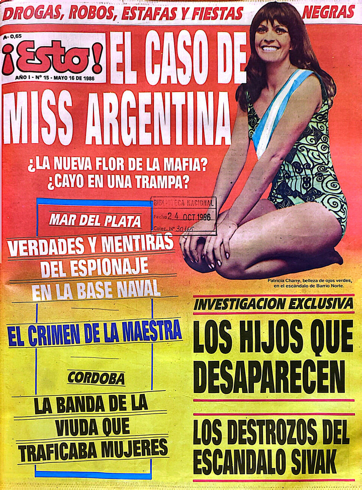 Tapa de la Revista ¡Esto! donde se contó el caso.