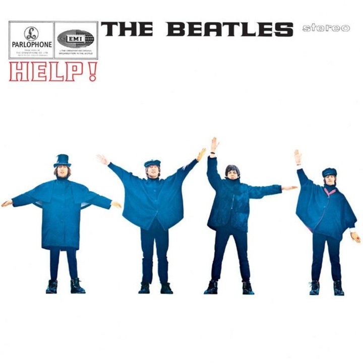 La famosa tapa del álbum "Help!", de los Beatles.