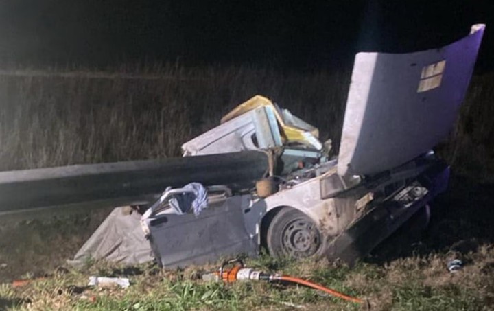 El 147 quedó destrozado.